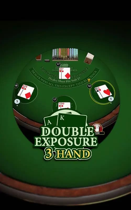 Blackjack Double Exposure 3 Hand
