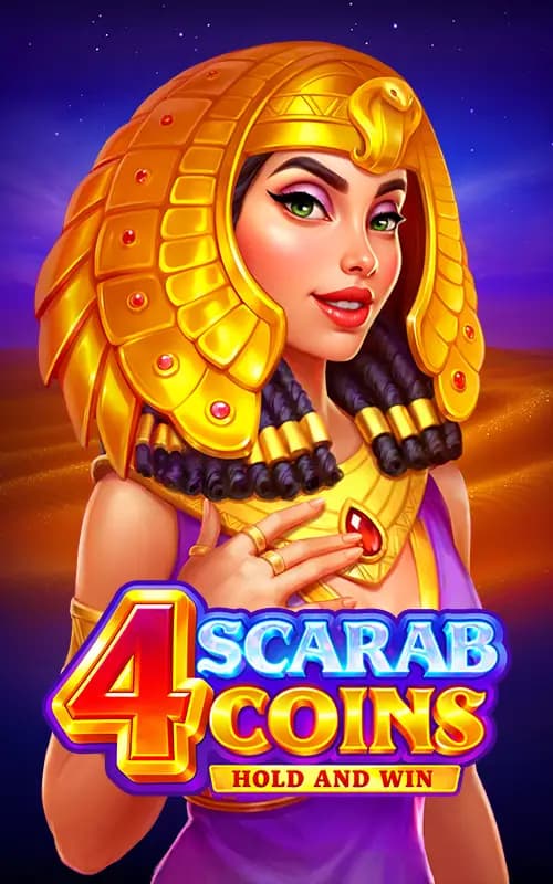 4 Scarab Coins Hold and Win