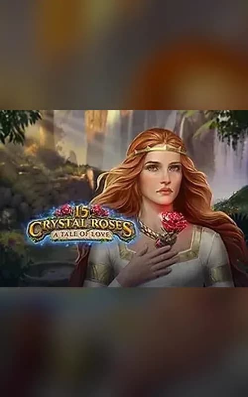 15 Crystal Roses a Tale of Love