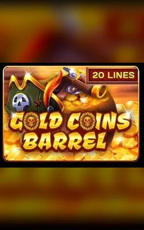 Gold Coins Barrel