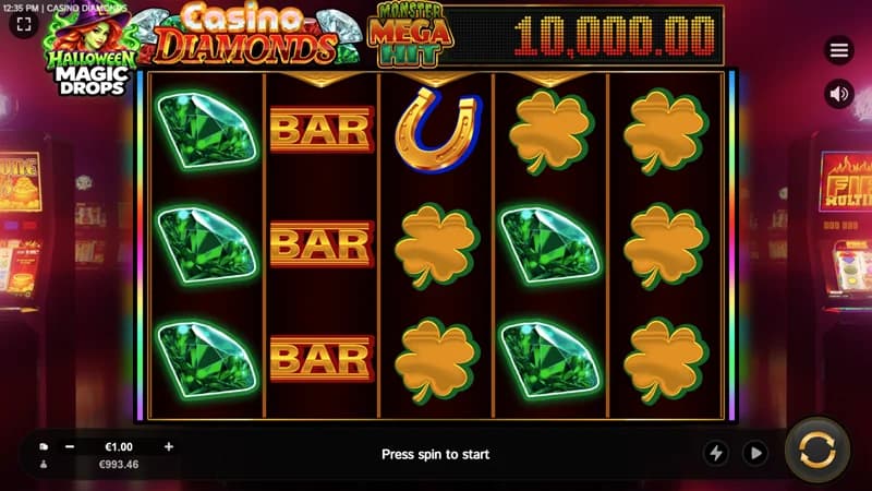 Casino Diamonds Magic Drops Halloween
