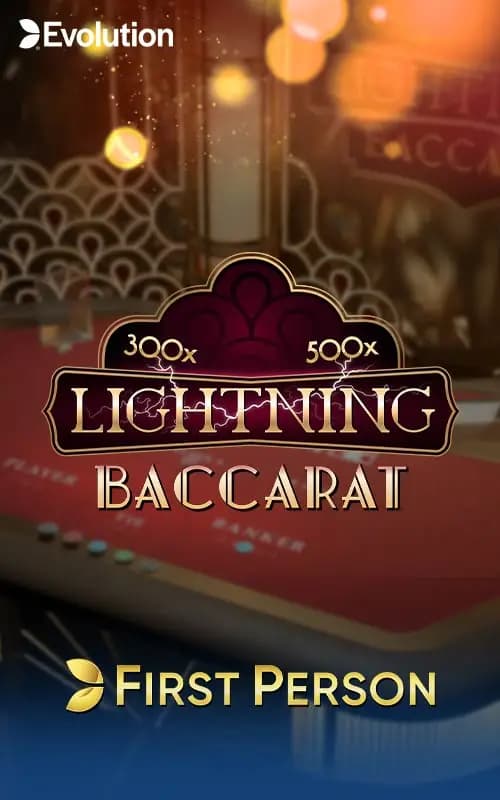 First Person Lightning Baccarat