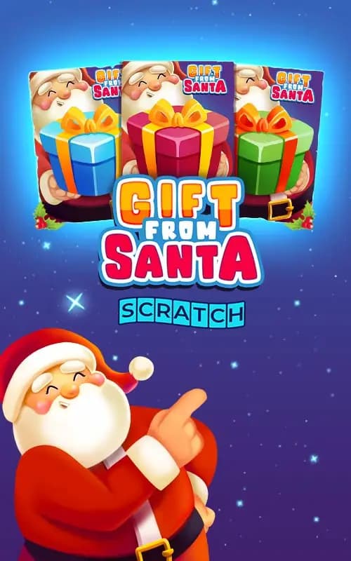 Gift From Santa Blue